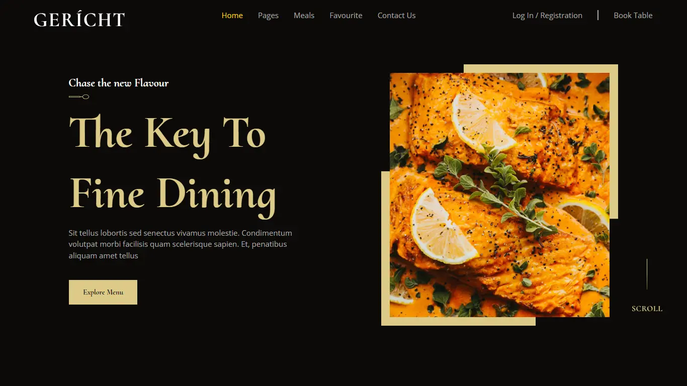 GETRICHT FOOD WEB-APP