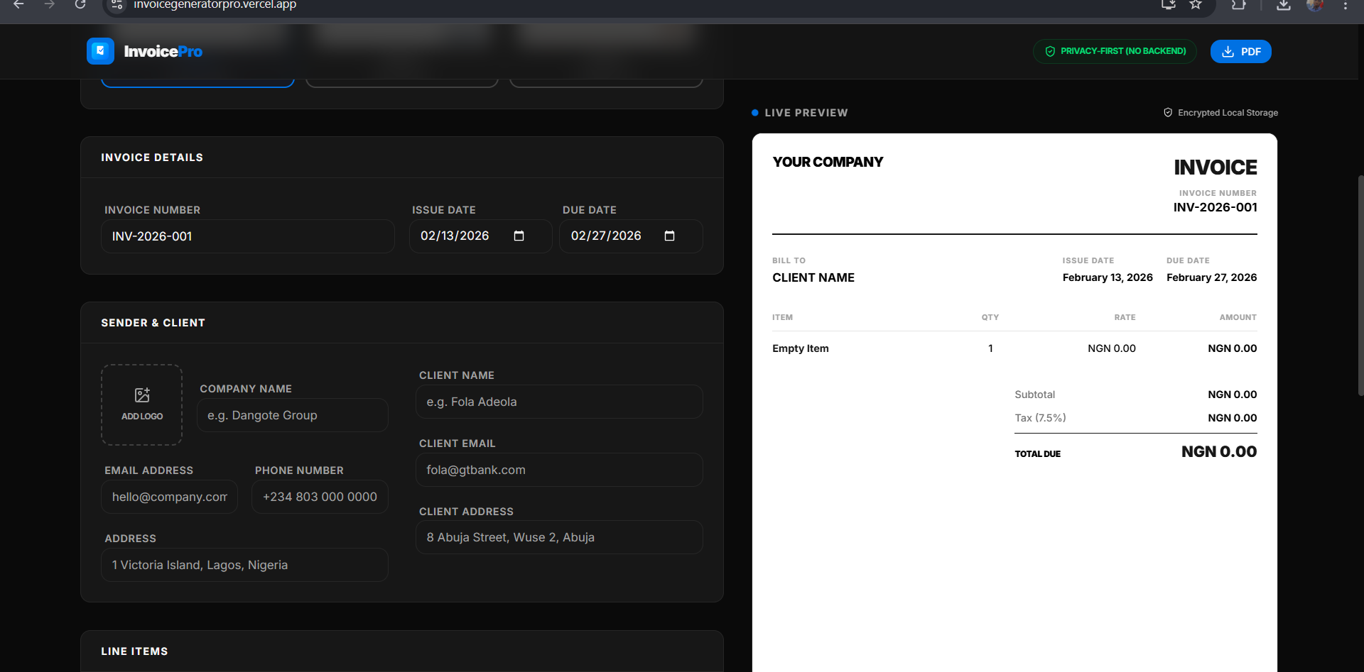 InvoicePro
